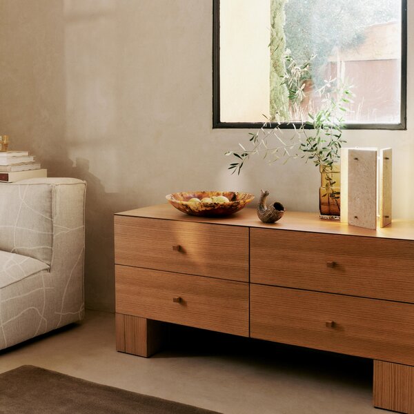 FERM LIVING Váza Muro, Small, Amber