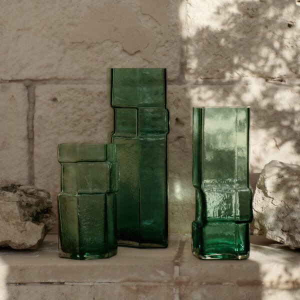 FERM LIVING Váza Muro, Small, Amber