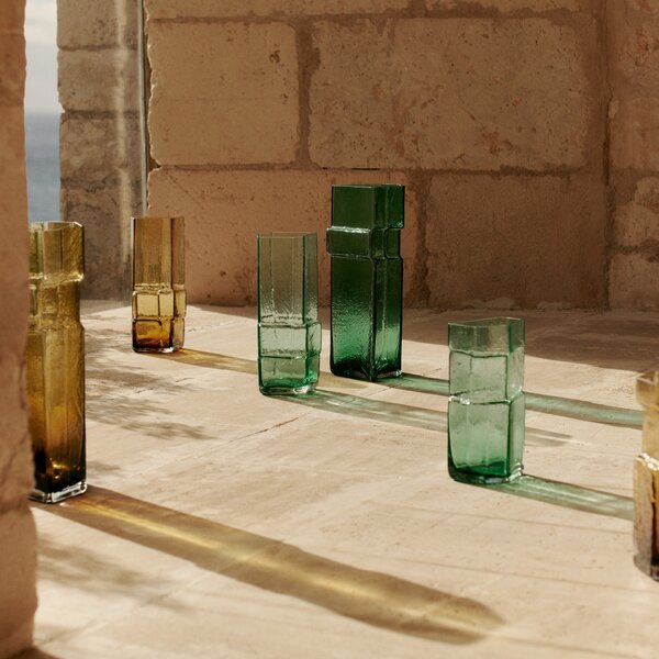 FERM LIVING Váza Muro, Small, Amber