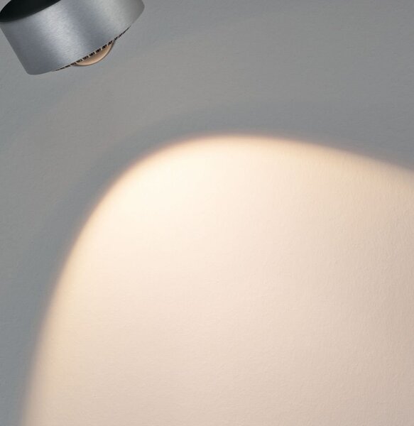 P 95519 URail LED spot Aldan 1x9W černá/matný chrom stmívatelné - PAULMANN