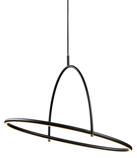 Závěsná svítidlo Halo Design, TILT, stmívatelné, Jídelna, Kov, Design