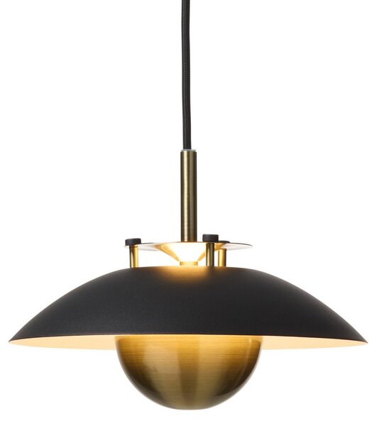 Závěsná svítidlo Halo Design, STEPP, stmívatelné, Černá, Jídelna, Kov, Skandinávský