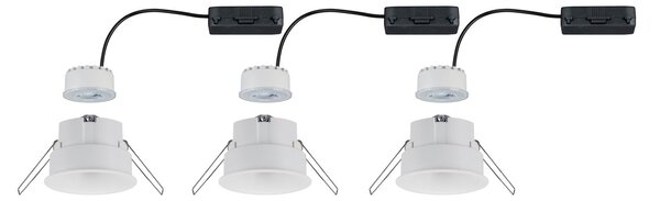 P 93415 Vestavné svítidlo LED Cymbal 3x6,8W bílá mat proti oslnění stmívatelné - PAULMANN
