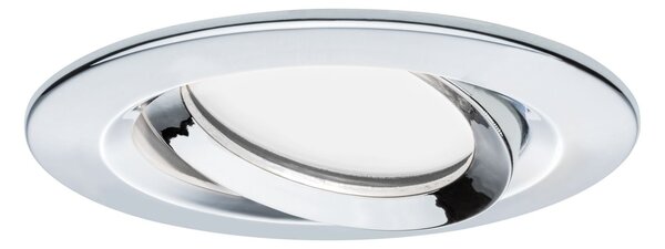 P 93683 Vestavné svítidlo LED Nova Plus kruhové 1x6,8W chrom výklopné stmívatelné - PAULMANN