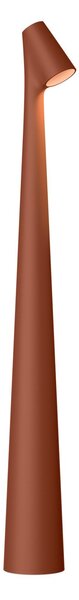 Stolní lampa Vibia, Africa, stmívatelné, Hnědá / Rezavá, Obývací pokoj, Kov, Design