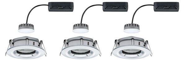 P 93684 Vestavné svítidlo LED Nova Plus kruhové 3x6,8W chrom výklopné stmívatelné - PAULMANN