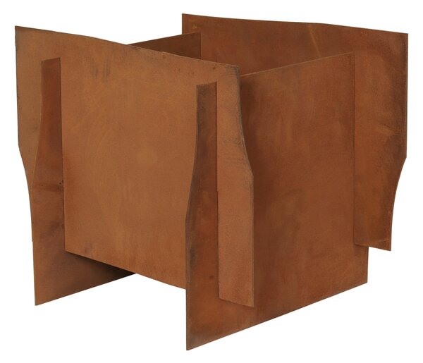 FERM LIVING Květináč Lapel, Square, Rust