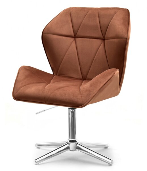 Křeslo Velma S (měděná + chromová). Akce -20%