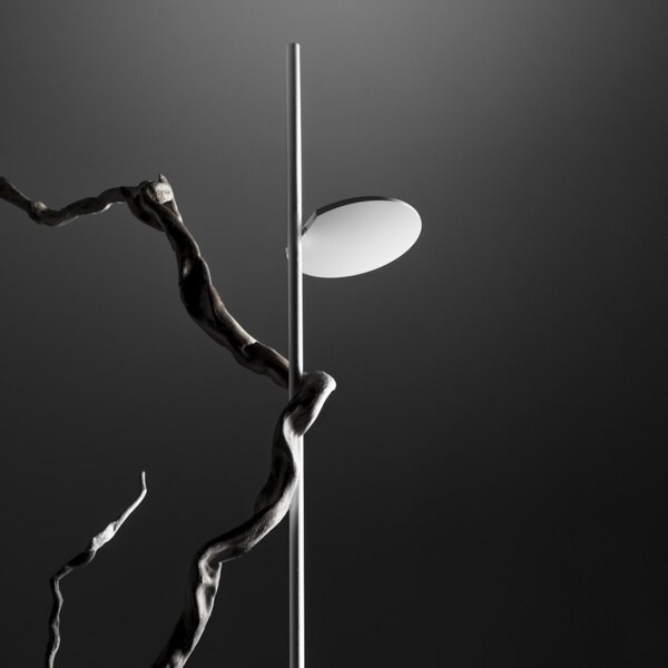 Stojací Lampa Stilnovo, Kimia, stmívatelné, Černá, Obývací pokoj, Kov, Design