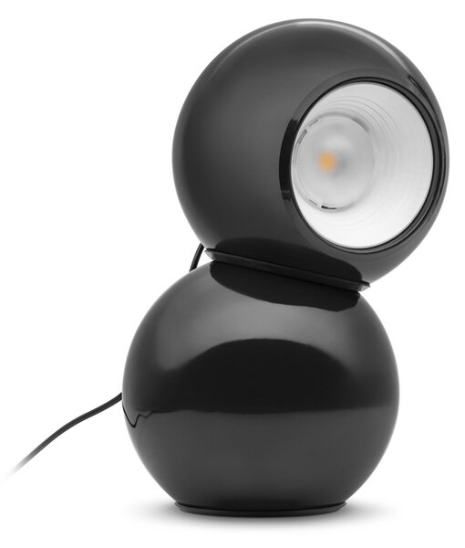 Stolní lampa Stilnovo, Gravitino, stmívatelné, Černá, Obývací pokoj, Kov, Design