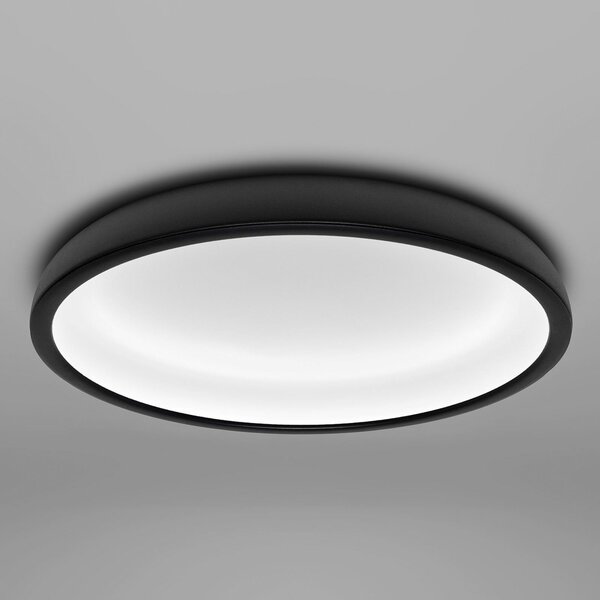 Stropní Lampa Stilnovo, Reflexio, stmívatelné, Černá, Chodba, Kov, Moderní