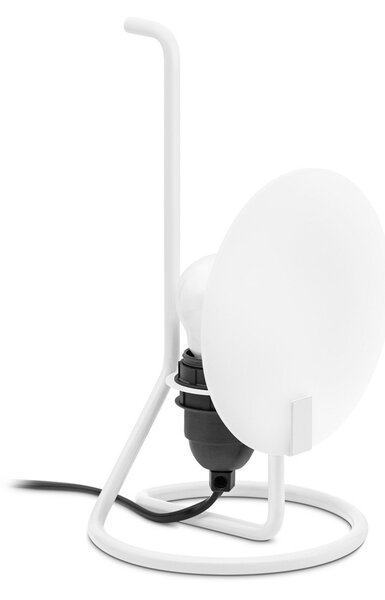 Stolní lampa Stilnovo, Bugia, Bílá, Obývací pokoj, Kov, Design