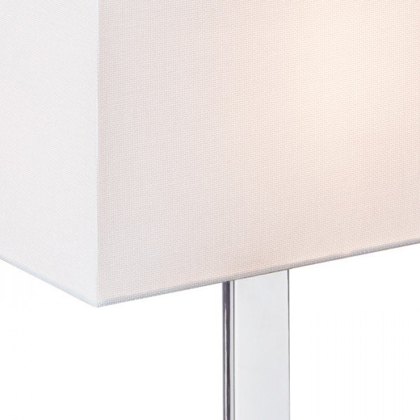 PLAZA M stolní bílá chrom 230V E27 42W - RED - DESIGN RENDL