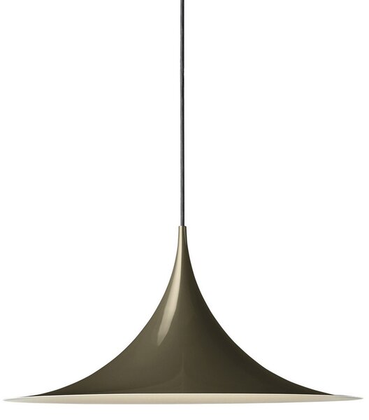 Závěsná svítidlo GUBI, Semi, stmívatelné, Hnědá / Rezavá, Obývací pokoj, Kov, Design