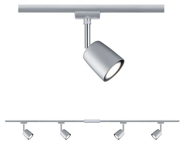 P 96897 URail sada Cover matný chrom bez zdroje světla max. 4x10W GU11 - PAULMANN