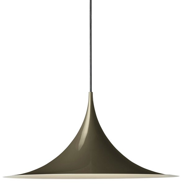 Závěsná svítidlo GUBI, Semi, stmívatelné, Hnědá / Rezavá, Obývací pokoj, Kov, Design