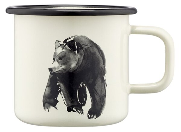 Smaltovaný plecháček Bear by Teemu Järvi 3,7 dl Muurla