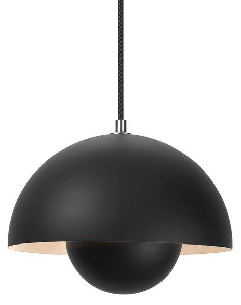 Závěsná svítidlo &Tradition, Flowerpot VP1, stmívatelné, Černá, Obývací pokoj, Kov, Design