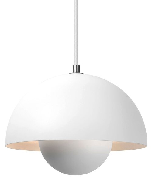 Závěsná svítidlo &Tradition, Flowerpot VP1, stmívatelné, Bílá, Obývací pokoj, Kov, Design
