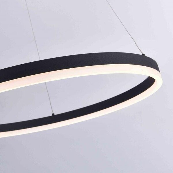 Paul Neuhaus Závěsné svítidlo LED TITUS antracit, ø80 cm, 50W 3000K IP20
