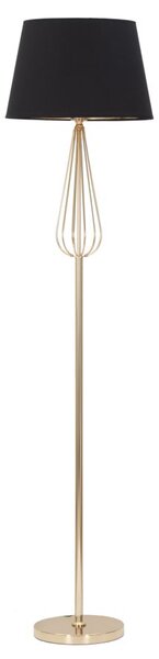 Stojací lampa Mauro Ferretti Havako, 40x167 cm, zlatá/černá