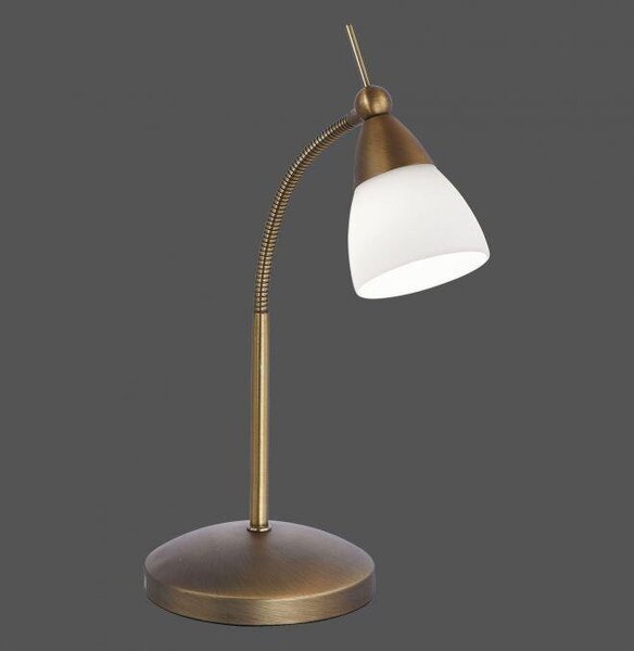 Paul Neuhaus Stolní LED lampa PINO, 3W, v. 45 cm, 3000 stmívatelná Barva: Mosaz
