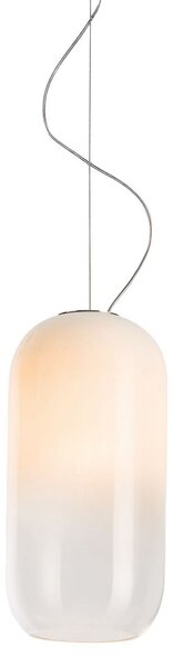 Závěsná svítidlo Artemide, Gople, stmívatelné, Bílá, Obývací pokoj, Sklo, Design