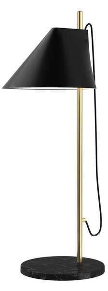 Stolní lampa Louis Poulsen, Yuh Brass, stmívatelné, Černá, Ložnice, Kov, Design