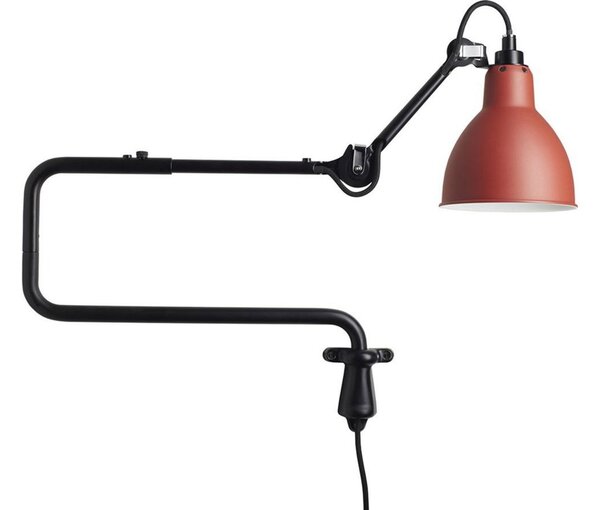 Nástěnná Svítidla Lampe Gras, Červená, Obývací pokoj, Kov