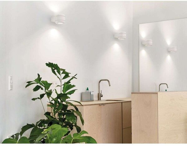Nástěnná Svítidla Serien Lighting, stmívatelné, Bílá, Chodba, Hliník