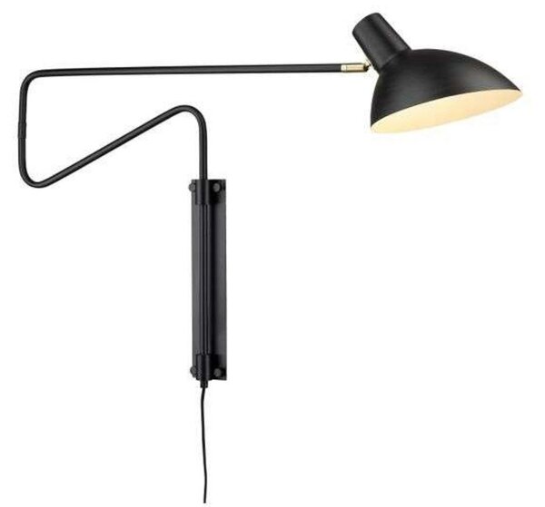 Nástěnná Svítidla Halo Design, Černá, Kov