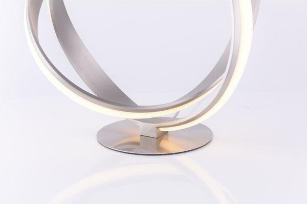 Paul Neuhaus Stolní LED lampa MELINDA, 20W, v. 34 cm, 3000K Barva: ocel