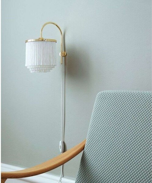 Nástěnná Svítidla Warm Nordic, Fringe, Béžová, Obývací pokoj, Kov, Vintage