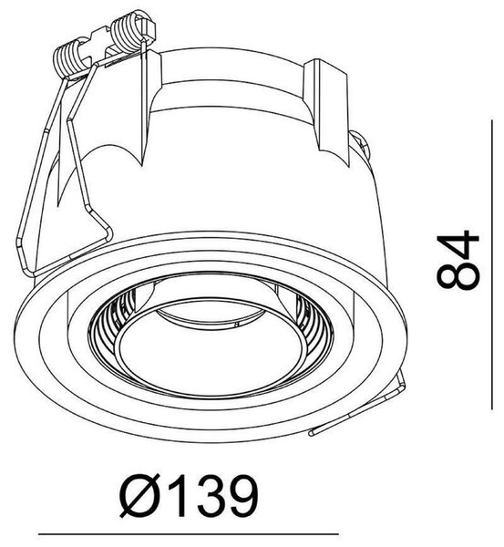 IMPR 565343 Deko-Light stropní vestavné svítidlo Uni II 33-34V DC 12W 3000 K 1035 lm bílá