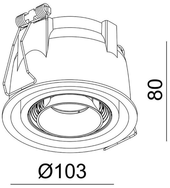 IMPR 565342 Deko-Light stropní vestavné svítidlo Uni II Mini 18-19V DC 9W 3000 K 670 lm bílá