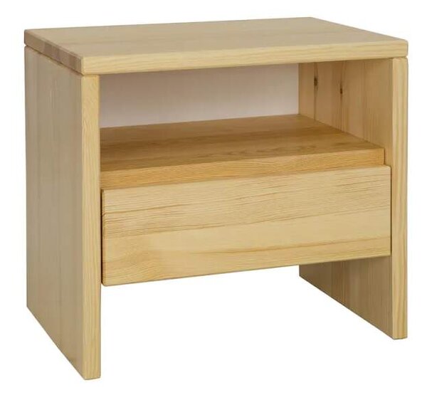 Drewmax SN121 noční stolek masiv borovice (Kvalitní borovicový noční stolek)