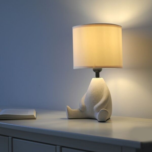 JUST LIGHT. 14190-39 - Stolní lampa TED 1xE27/25W/230V béžová