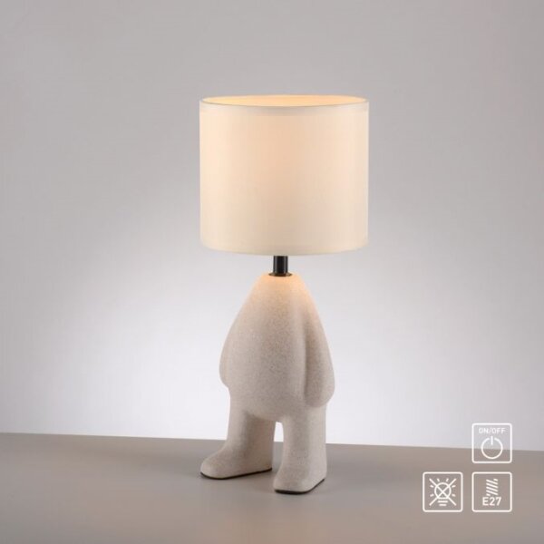 JUST LIGHT. 14191-39 - Stolní lampa TED 1xE27/25W/230V béžová