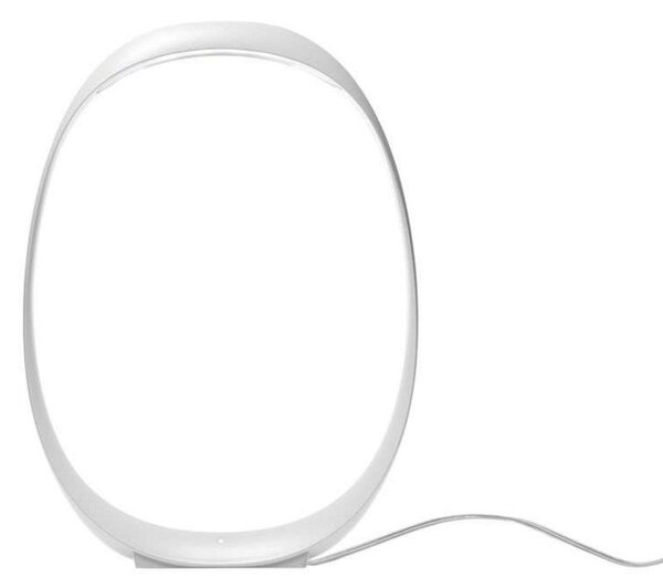 Stolní lampa Foscarini, stmívatelné, Bílá, Obývací pokoj, Plast