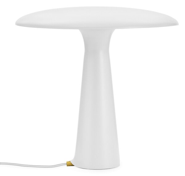 Stolní lampa Normann Copenhagen, Bílá, Obývací pokoj, Kov