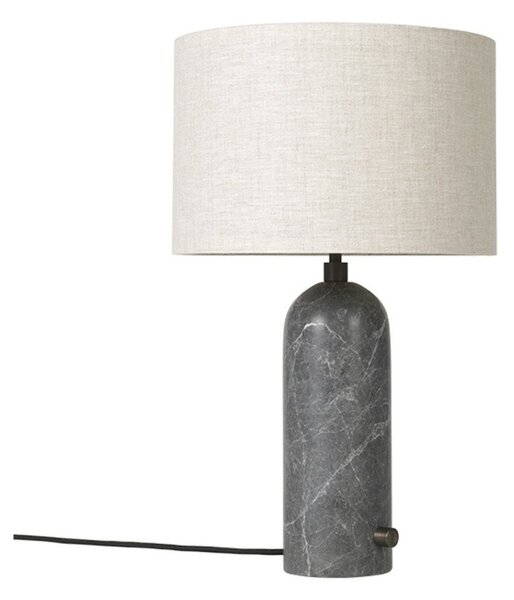 Stolní lampa GUBI, stmívatelné, Béžová, Obývací pokoj, Mramor
