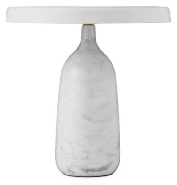 Stolní lampa Normann Copenhagen, Bílá, Obývací pokoj, Kov