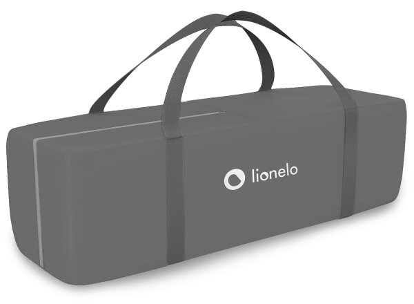 Lionelo - Cestovní postýlka STEFI PLUS Grey White