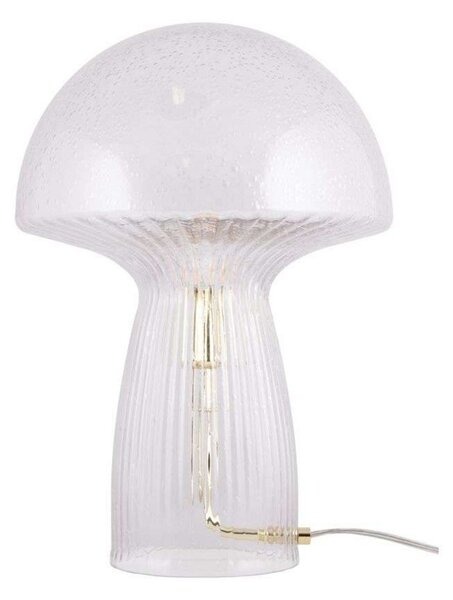 Stolní lampa Globen Lighting, Transparentní, Ložnice, Sklo