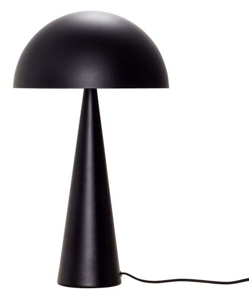Stolní lampa Hübsch, Černá, Obývací pokoj, Kov, Design