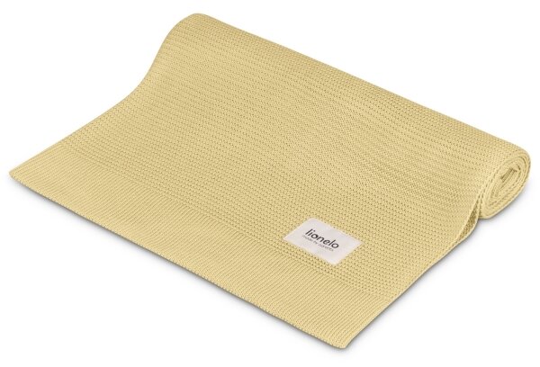 Lionelo - Bambusová deka BAMBOO BLANKET 75x100 cm Yellow Lemon
