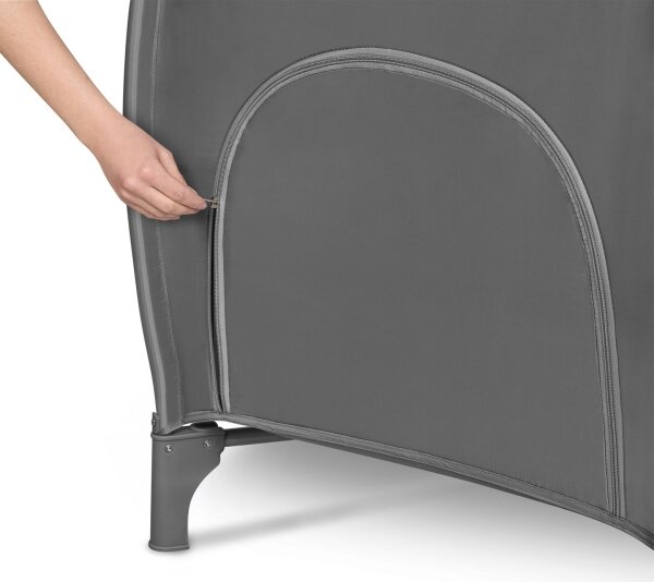 Lionelo - Cestovní postýlka STEFI PLUS Grey White
