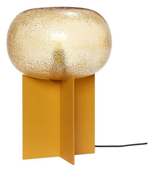 Stolní lampa Hübsch, Oranžová, Obývací pokoj, Kov, Vintage