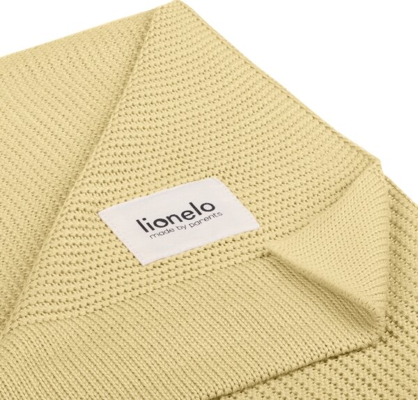 Lionelo - Bambusová deka BAMBOO BLANKET 75x100 cm Yellow Lemon
