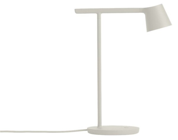 Stolní lampa Muuto, stmívatelné, Šedá, Obývací pokoj, Hliník